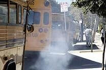 School bus fumes